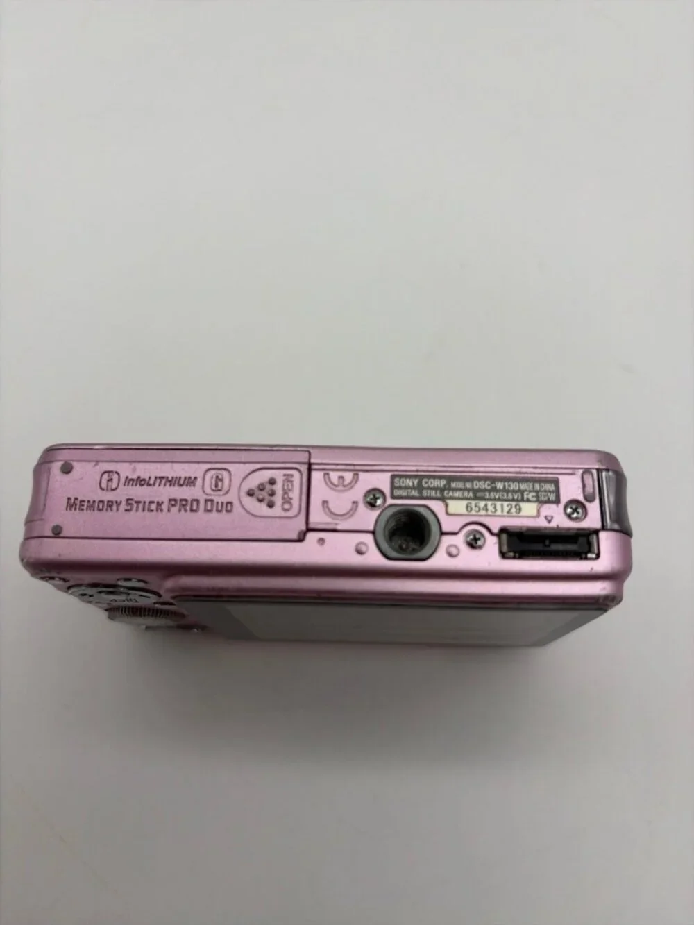 Sony Cyber-shot DSC-W130 8.1MP Digital Camera - Pink Carl Zeiss Tested Working